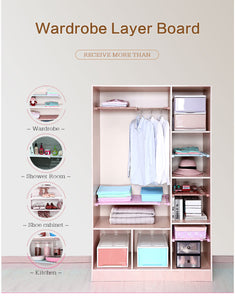 Adjustable Closet Organizer Storage Shelf