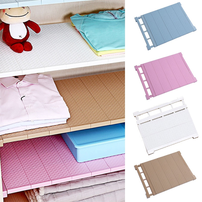 Adjustable Closet Organizer Storage Shelf