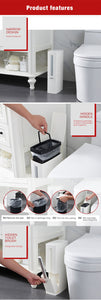 Multifunction Bathroom Trash Basket
