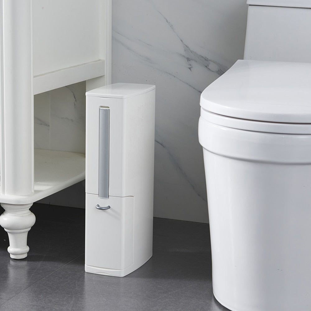Multifunction Bathroom Trash Basket